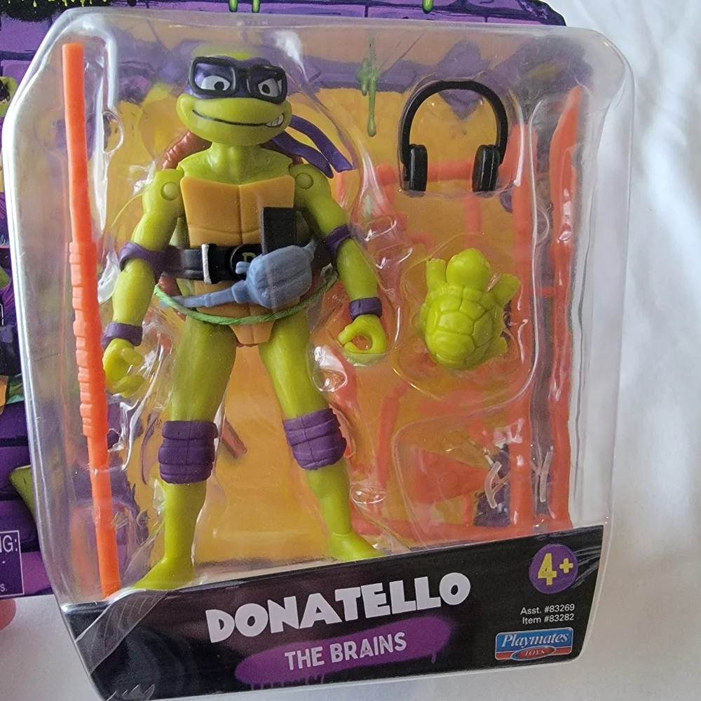 Teenage Mutant Ninja Turtles Mutant Mayhem Donatello The Brains Action Figure